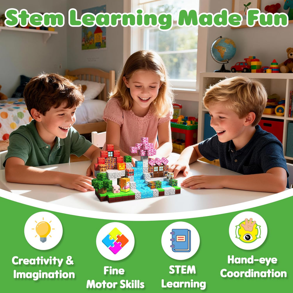 SSAWER age-3-to-12 blocks support fine motor and STEM skills