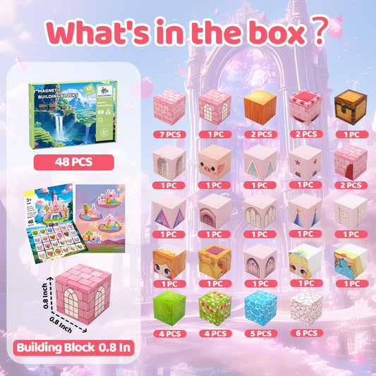 SSAWER durable ABS magnetic blocks in vibrant colors for secure, easy building.
