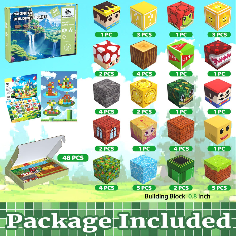 SSAWER Magnetic Blocks forest classroom play supports collaborative learning