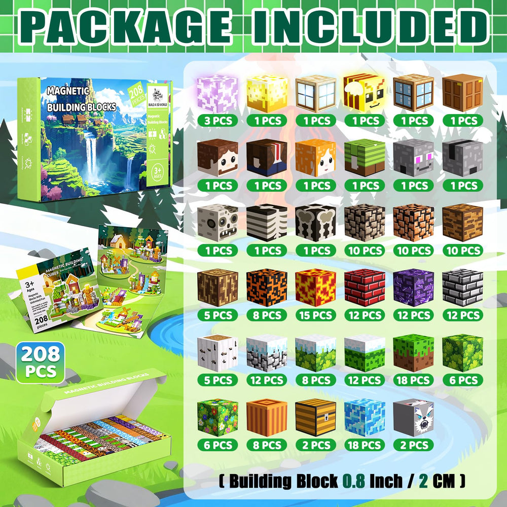 SSAWER Magnetic Blocks in action help children assemble sturdy structures