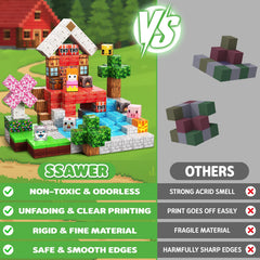SSAWER magnetic blocks support open-ended play for limitless ideas