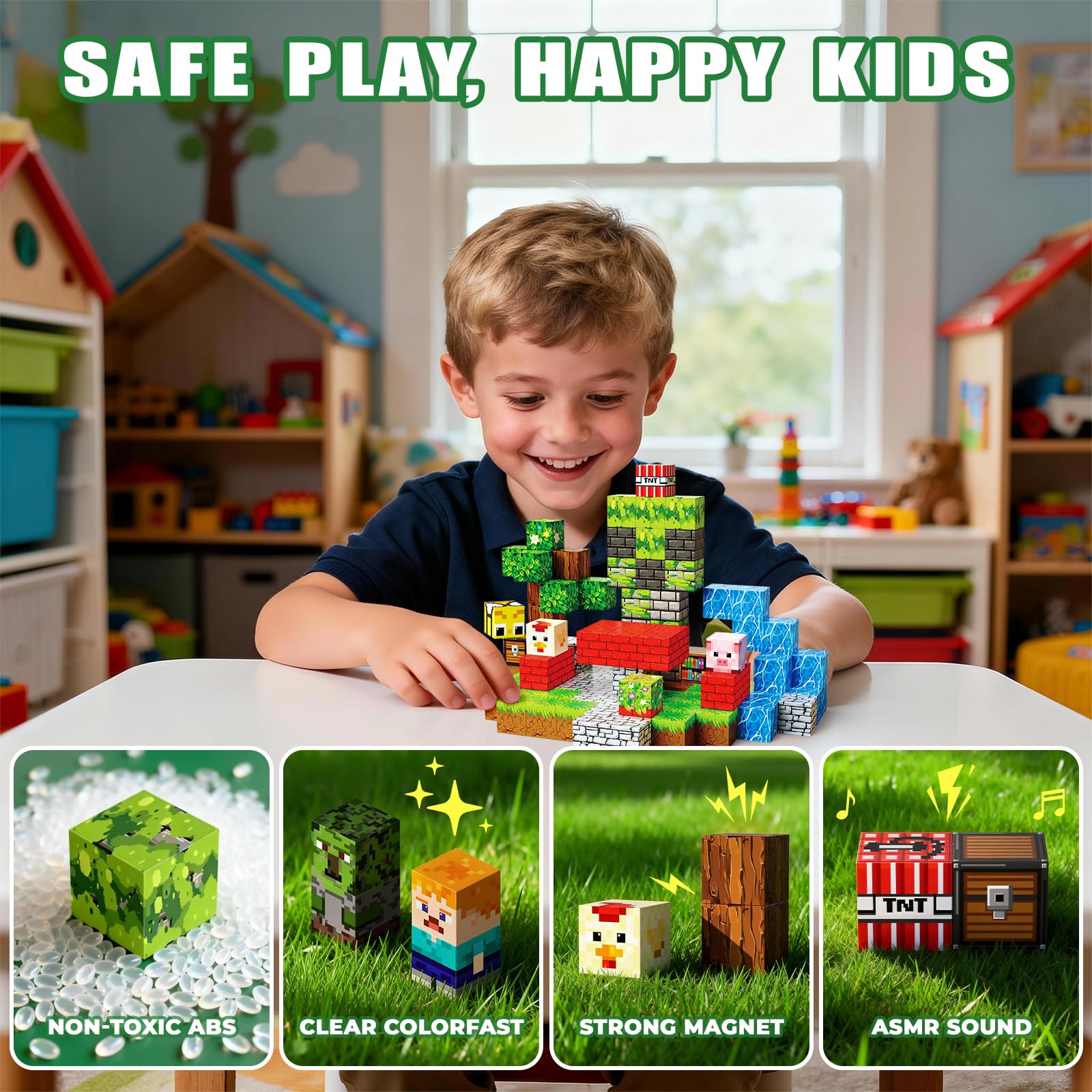 SSAWER open-ended play features boost creativity and fine motor skills.