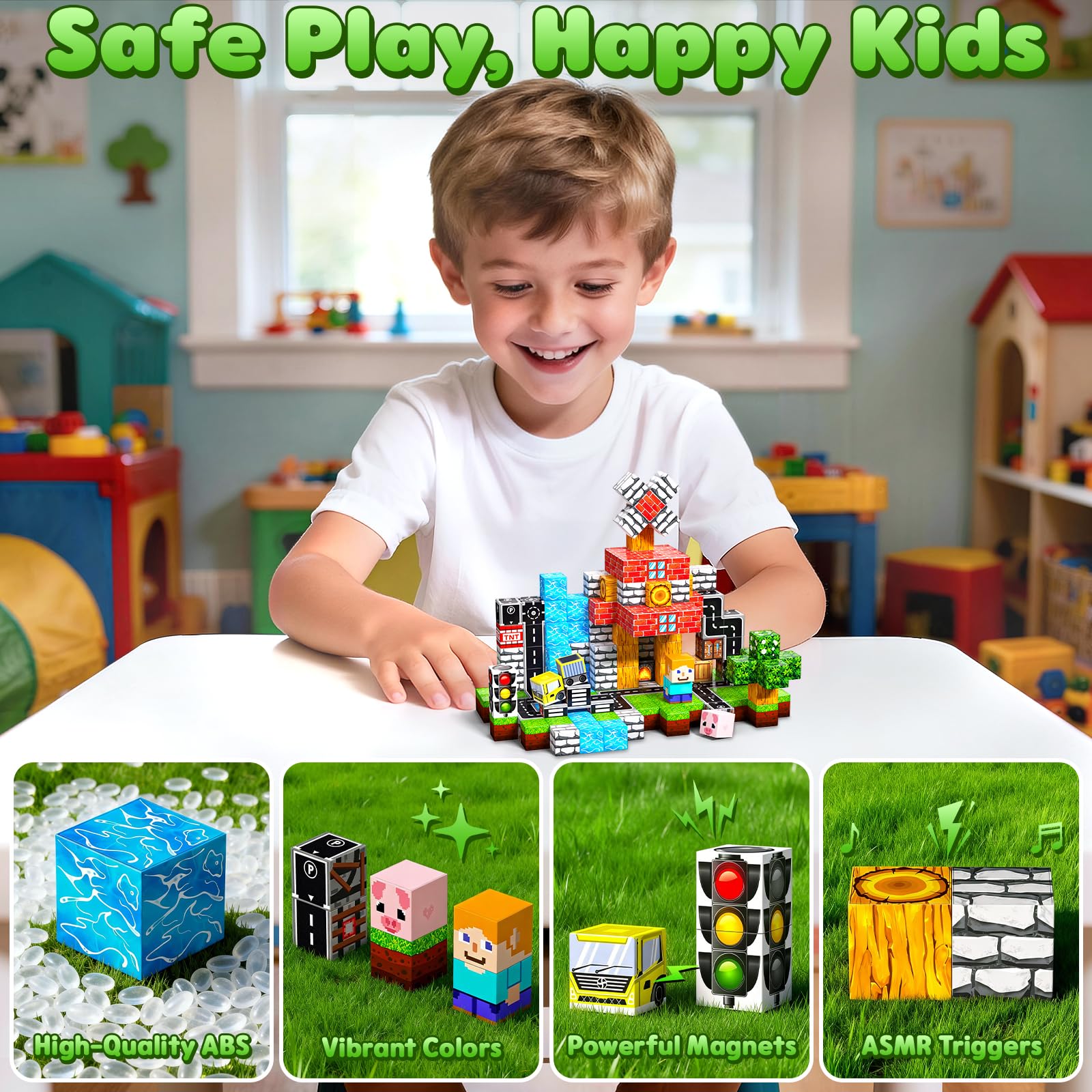 SSAWER stacking magnetic play supports hands-on learning and coordination