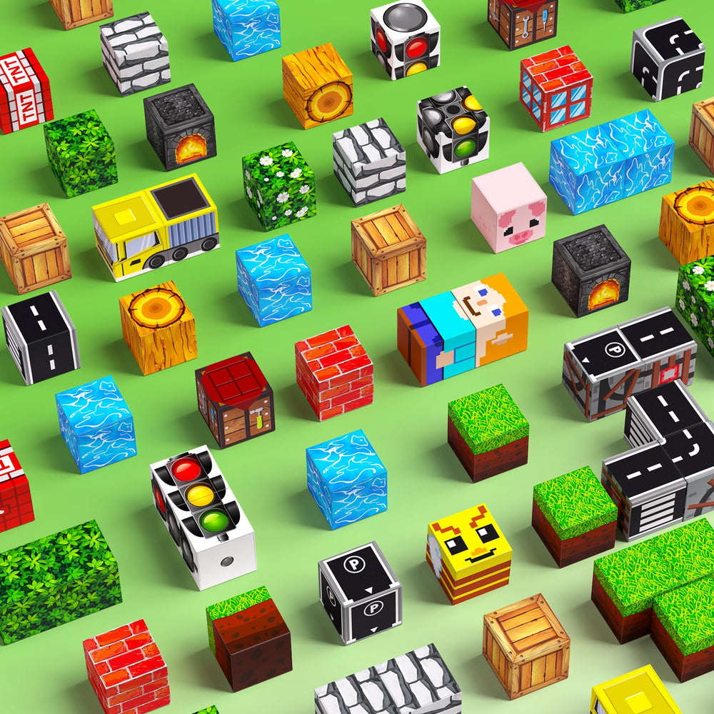 SSAWER storage case keeps blocks organized for easy cleanup after play