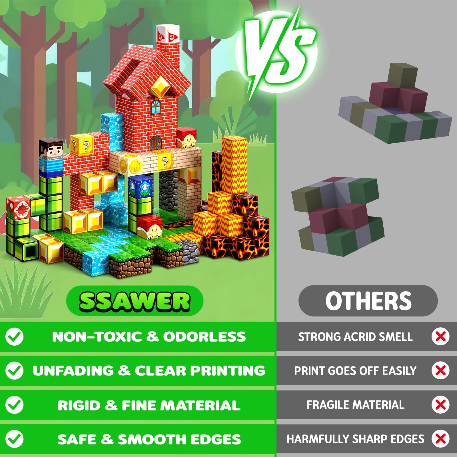 SSAWER US toy safety standards certified for trusted kid-friendly play