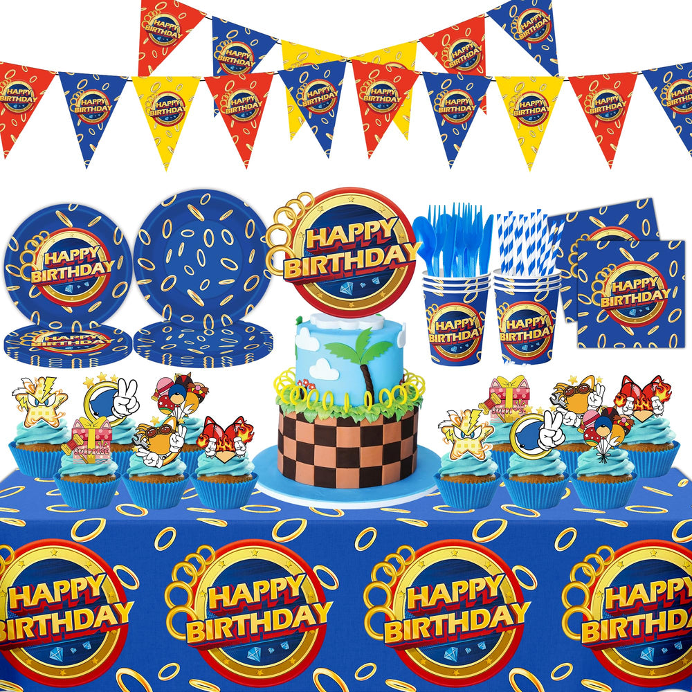 SSJAPYQV happy birthday banner enhances party theme and visibility