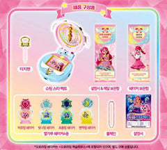 SSmall Shooting Star Catch packaging size label helps plan display space.