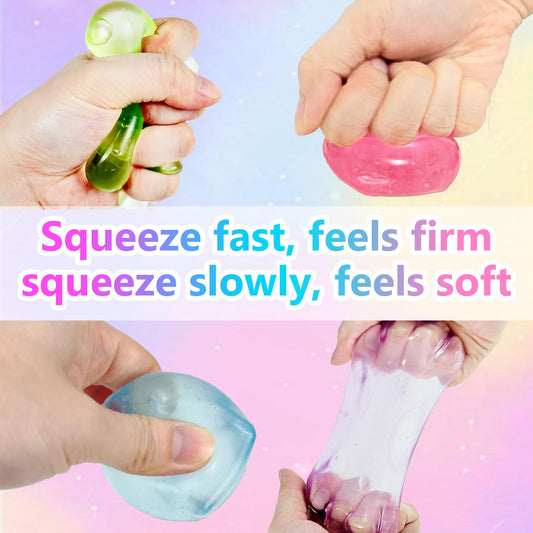 Ssqauvig green ice cube stress ball to ease tension during breaks
