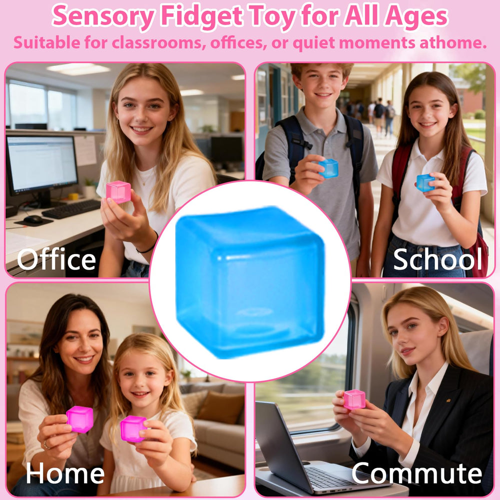 Ssqauvig ice cube stress ball pink adds playful stress relief at home