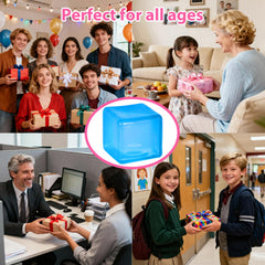 Ssqauvig three-pack ice cube stress balls offer variety and value