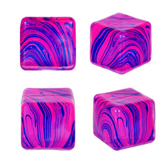 Ssqauvig pink stress cube provides discreet fidgeting to improve concentration.