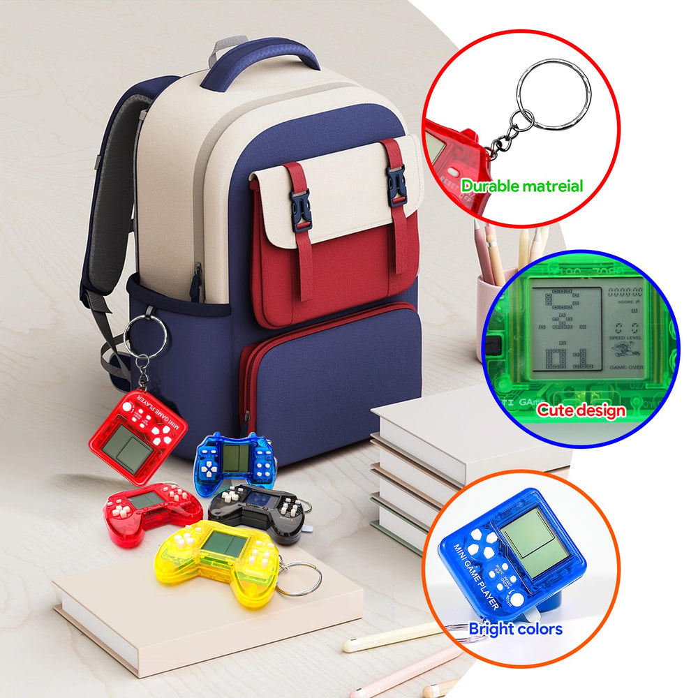 SSRMX durable plastic keychain, kid-friendly design, ideal for birthday party giveaways.