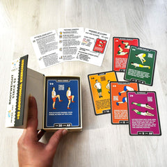 Stack 52 family-friendly game format for solo or group workouts.