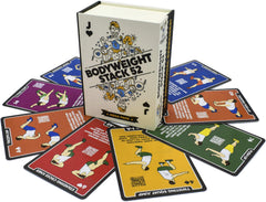 Stack 52 Mega Pack cards on table showing diverse workouts for quick sessions.