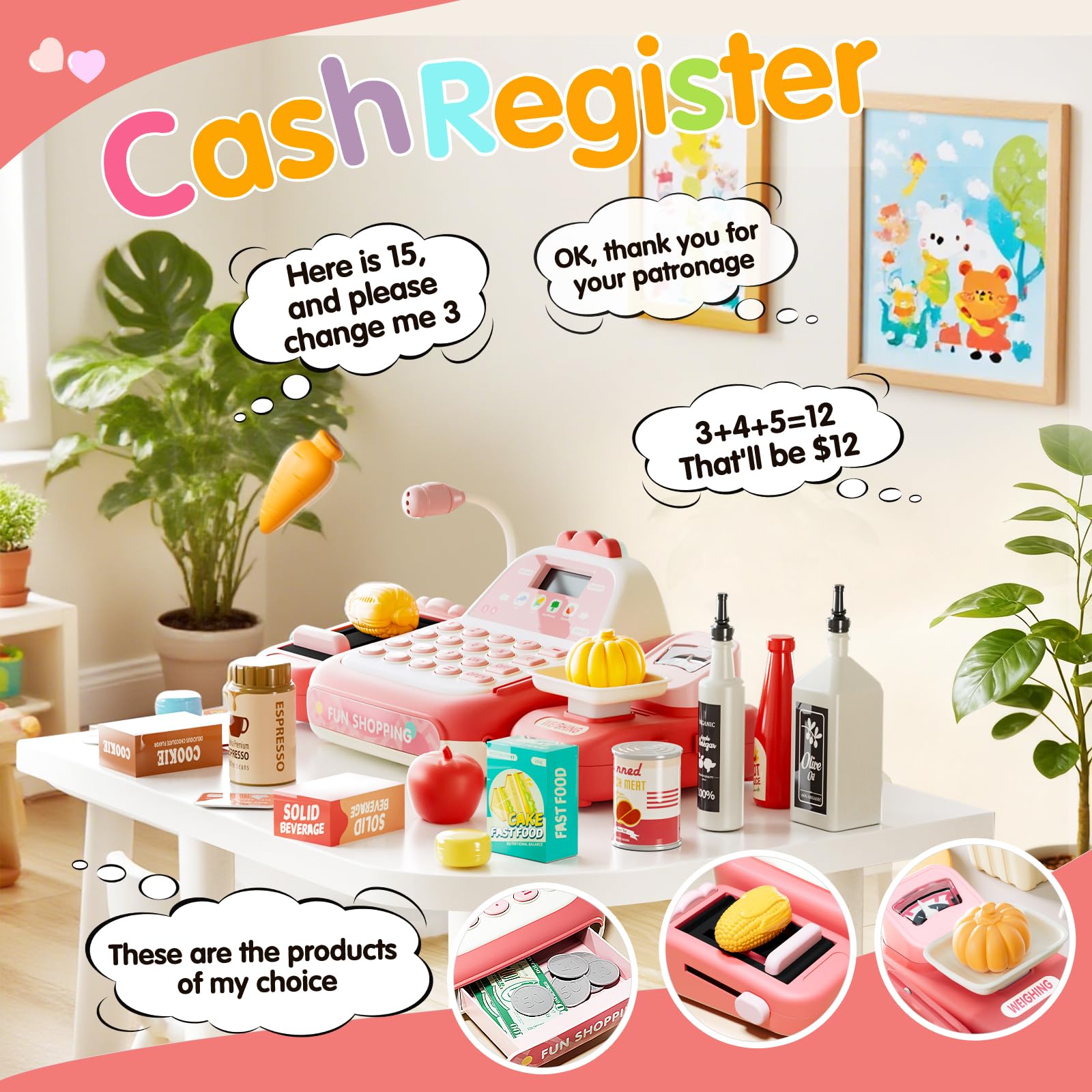 STACTCUTE microphone enhances lively cashier role-play and storytelling