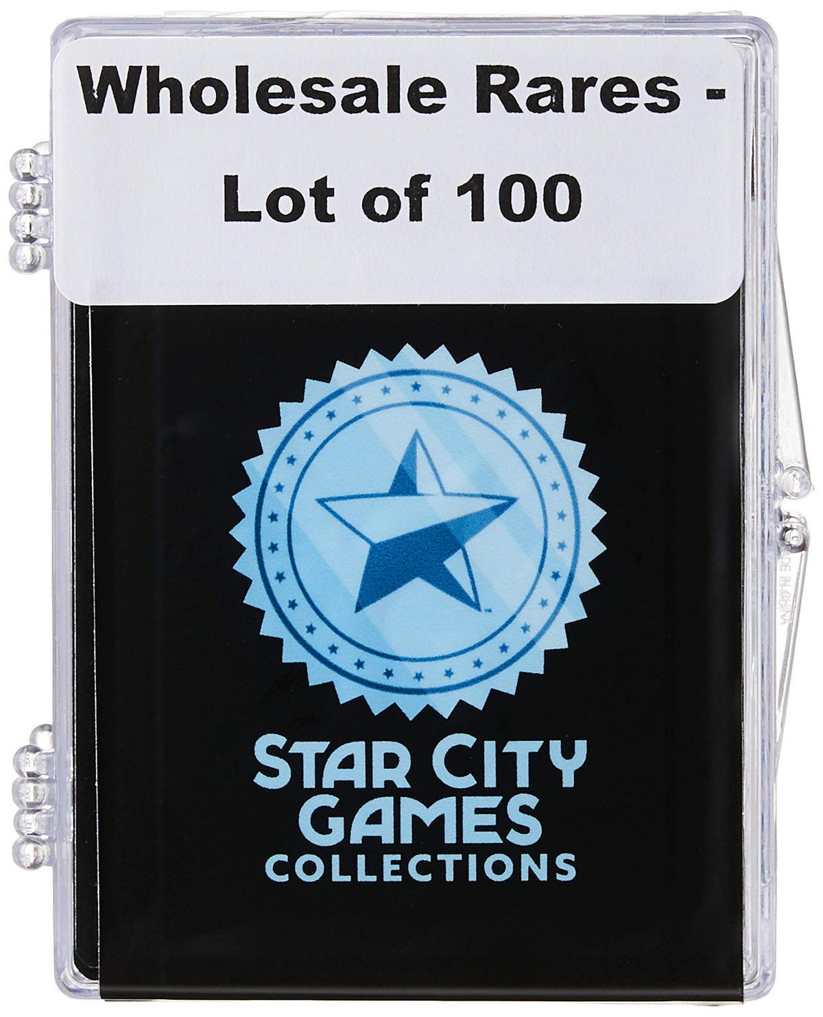 Star City Games 100-assorted Magic rares spread for collection growth and casual play.