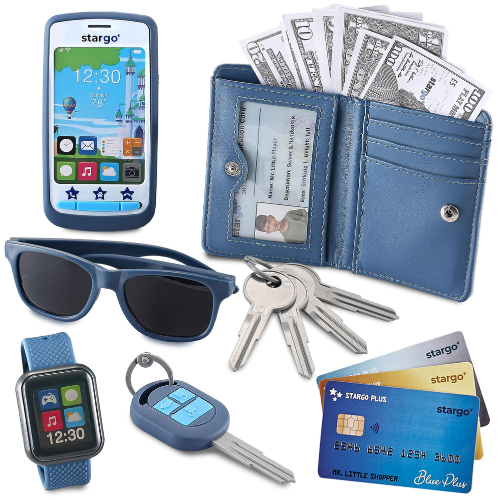 Star Princess play wallet with realistic details for imaginative pretend play.