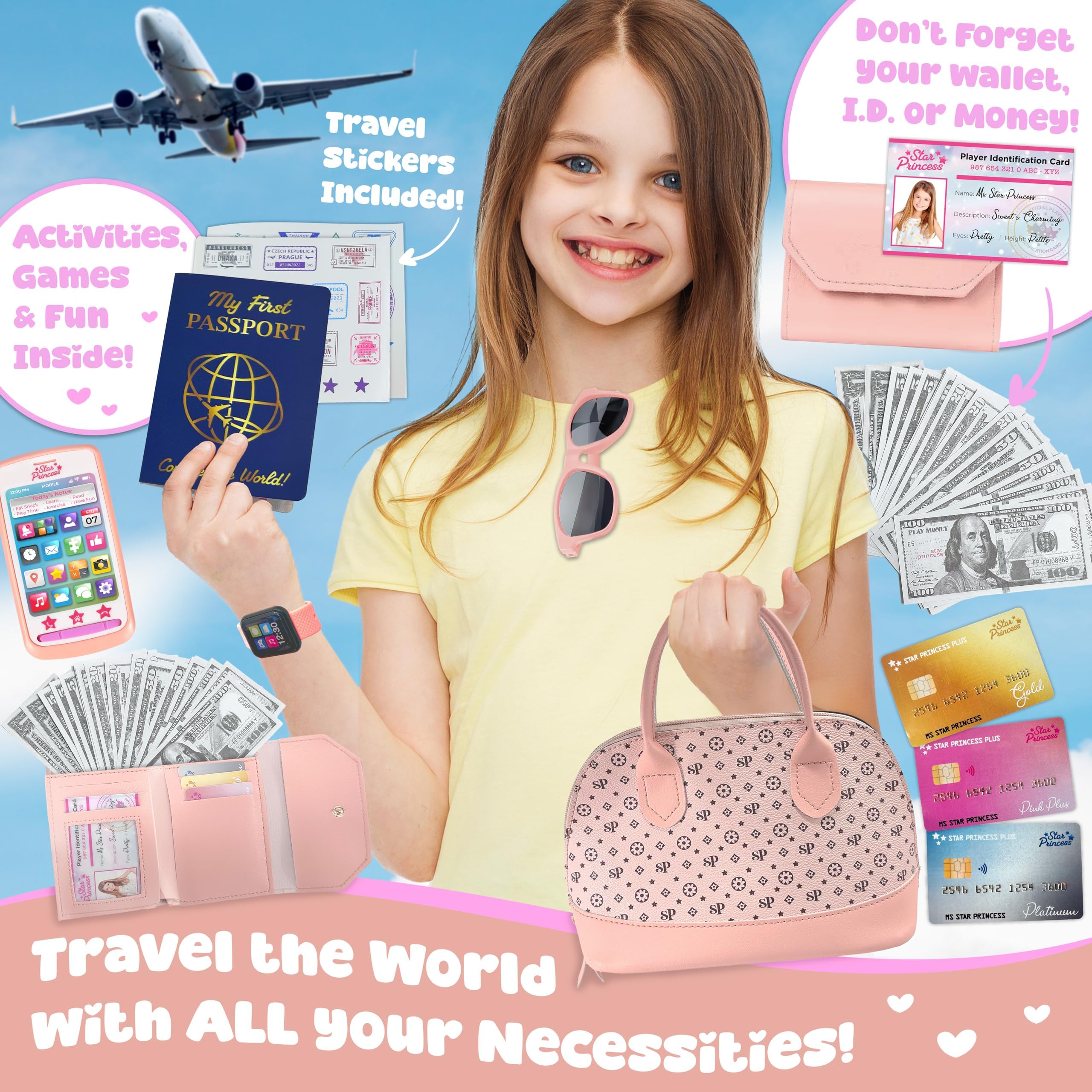 Star Princess toy smartwatch: lightweight, safe prop for dress-up adventures.