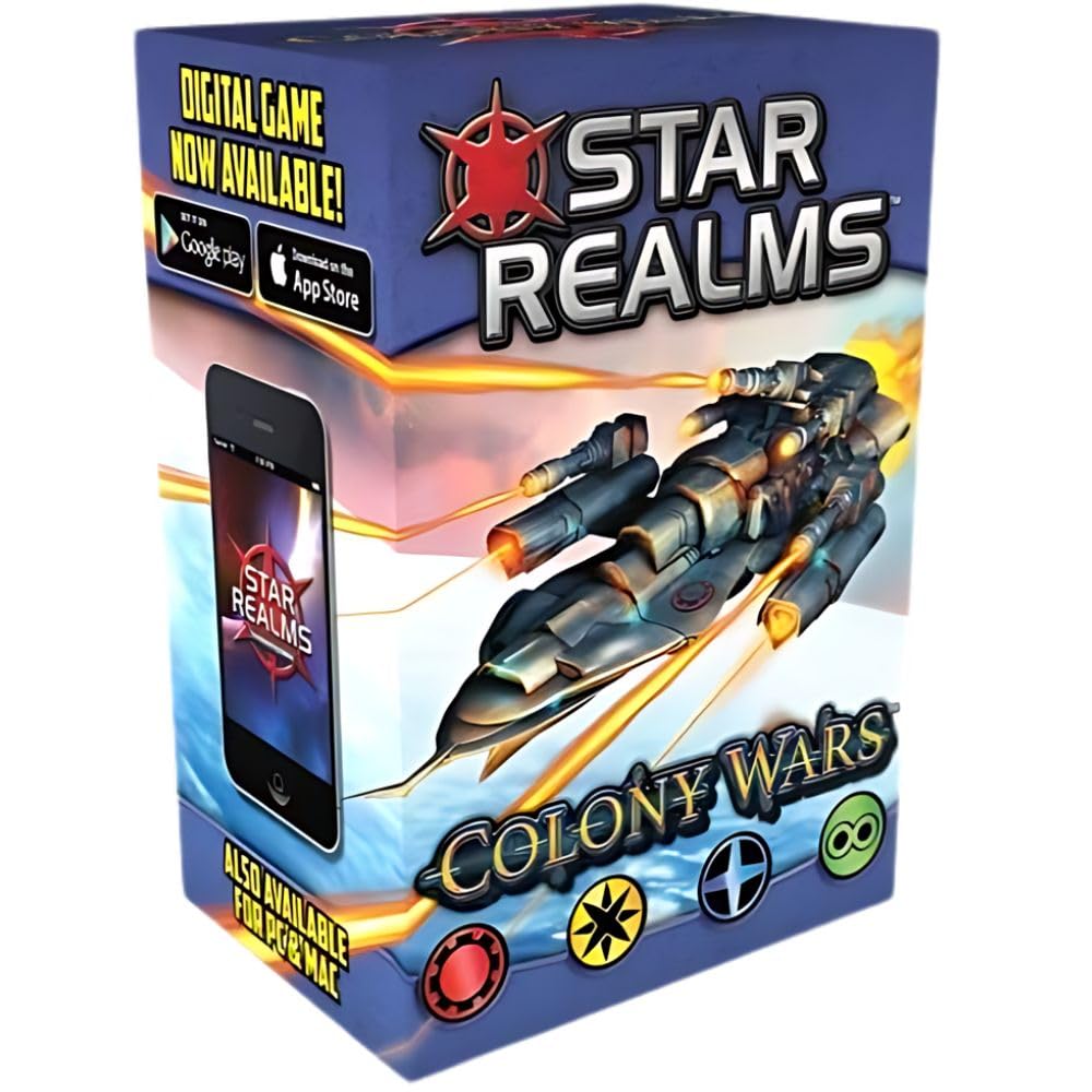 Star Realms Colony Wars expansion cards displayed for expanded strategy and new factions