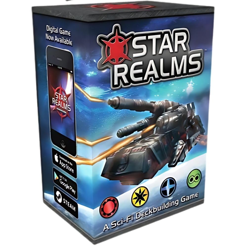 Star Realms core game components laid out for fast, action-packed head-to-head battles
