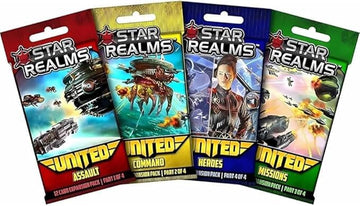 Star Realms United expansions collection highlights new commanders for varied tactical play.