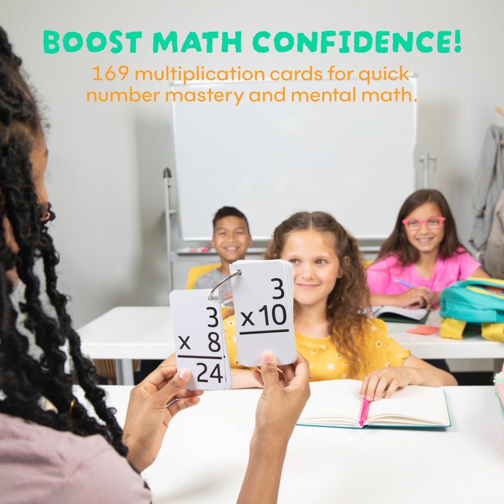 Star Right flash cards with large-print digits for easy reading