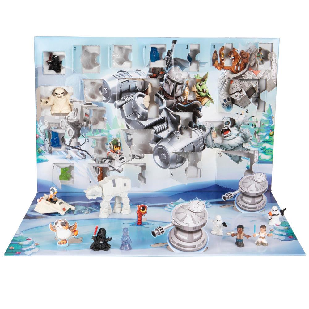 STAR WARS Millennium Falcon vehicle behind the calendar doors