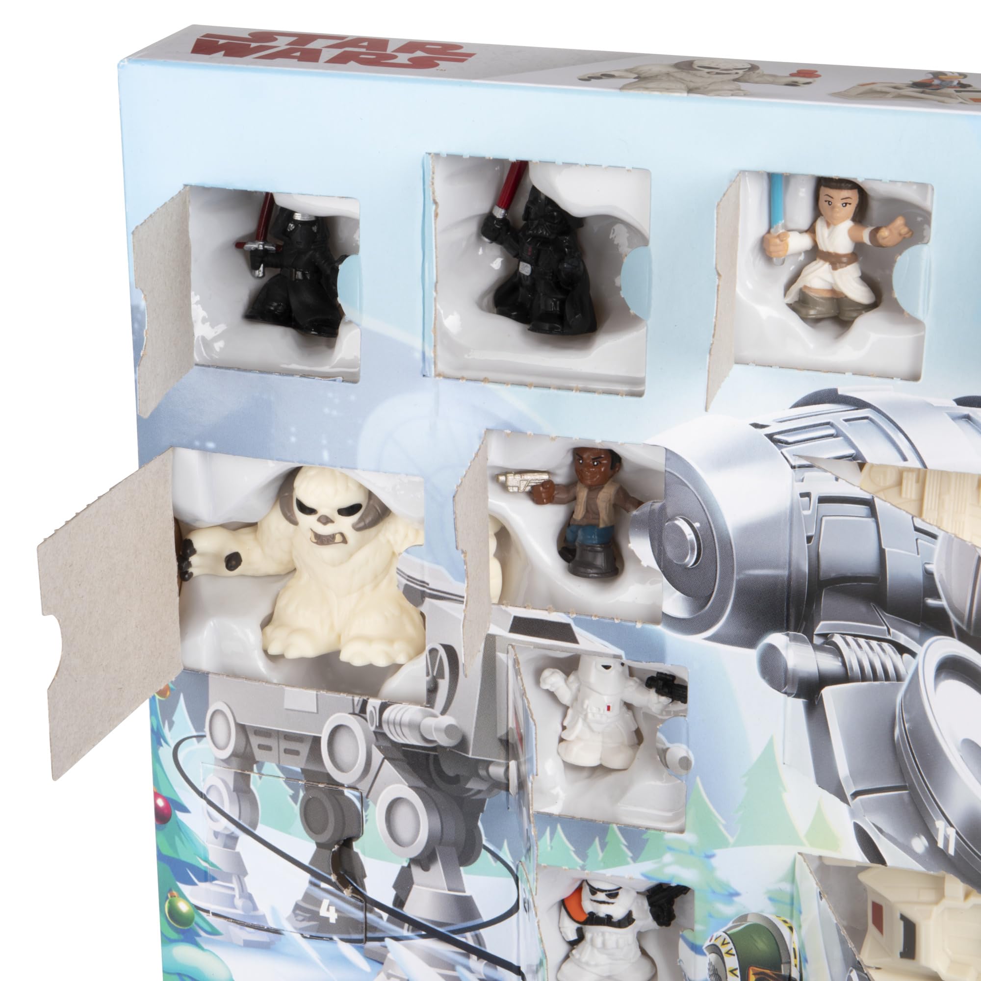 STAR WARS snowy backdrop play space invites imaginative play scenes