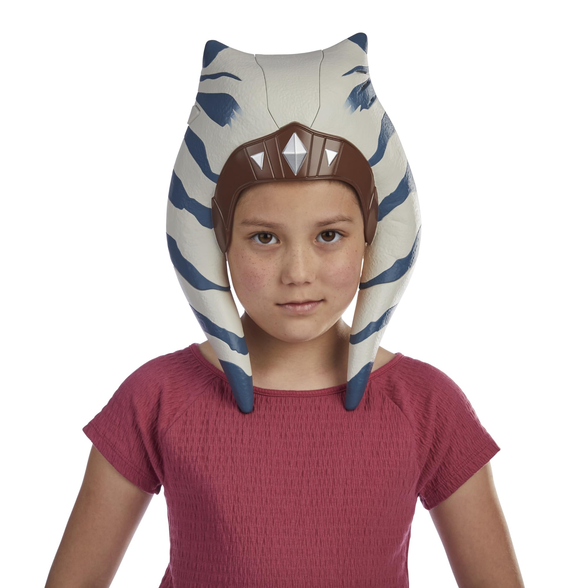Star Wars Ahsoka Tano mask exterior design inspired by the series