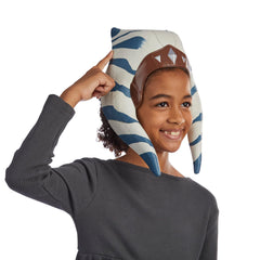 Star Wars Ahsoka Tano mask head-tail detail closeup