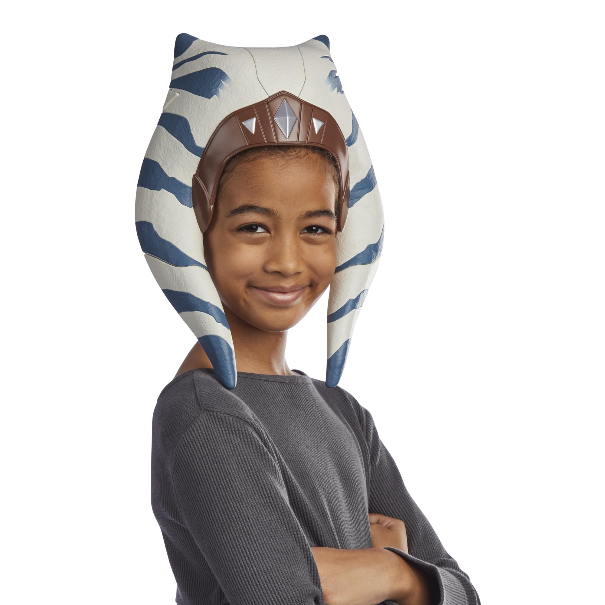 Star Wars Ahsoka Tano mask side button press for sound effects