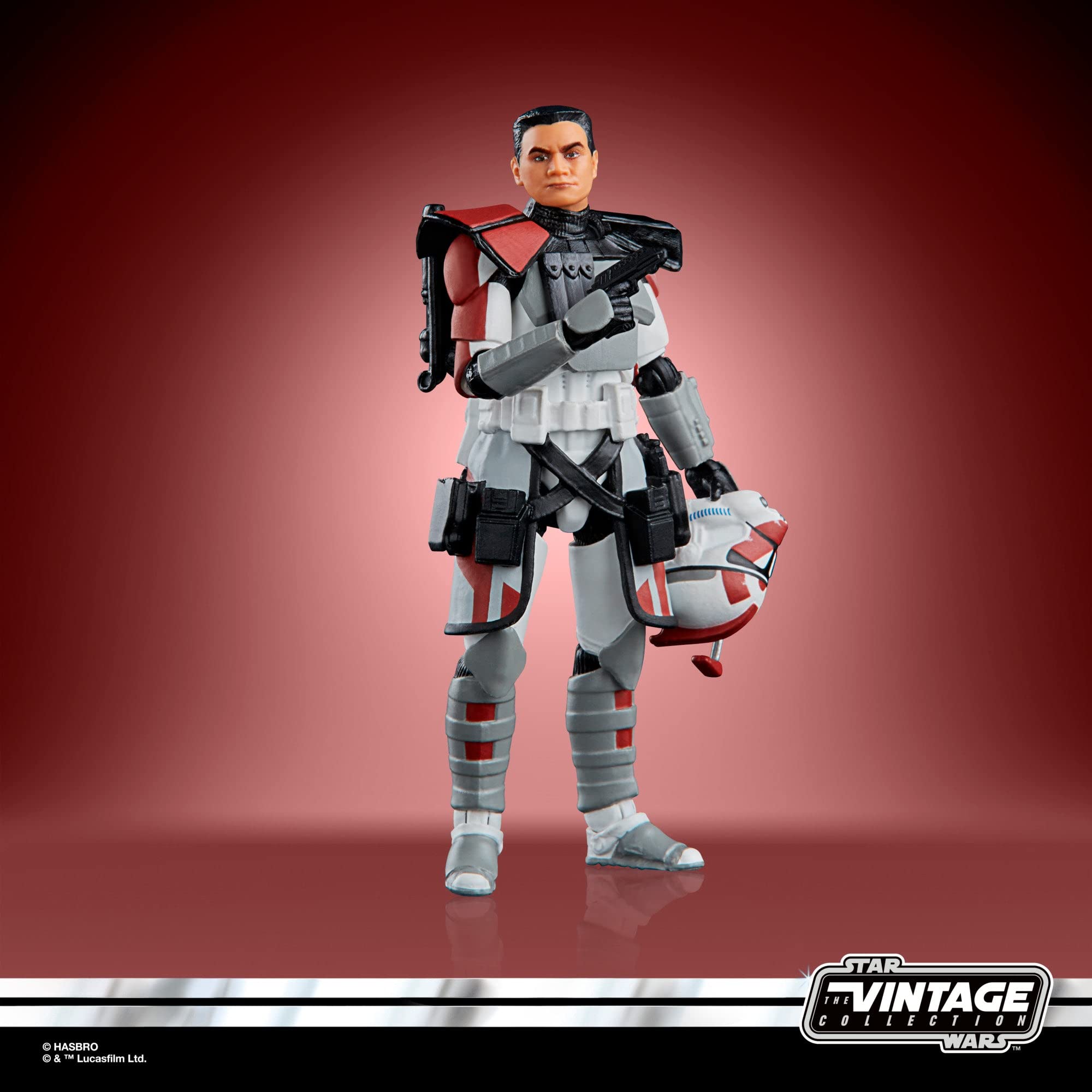 STAR WARS ARC TROOPER packaging detail highlighting vintage-inspired collector deco.