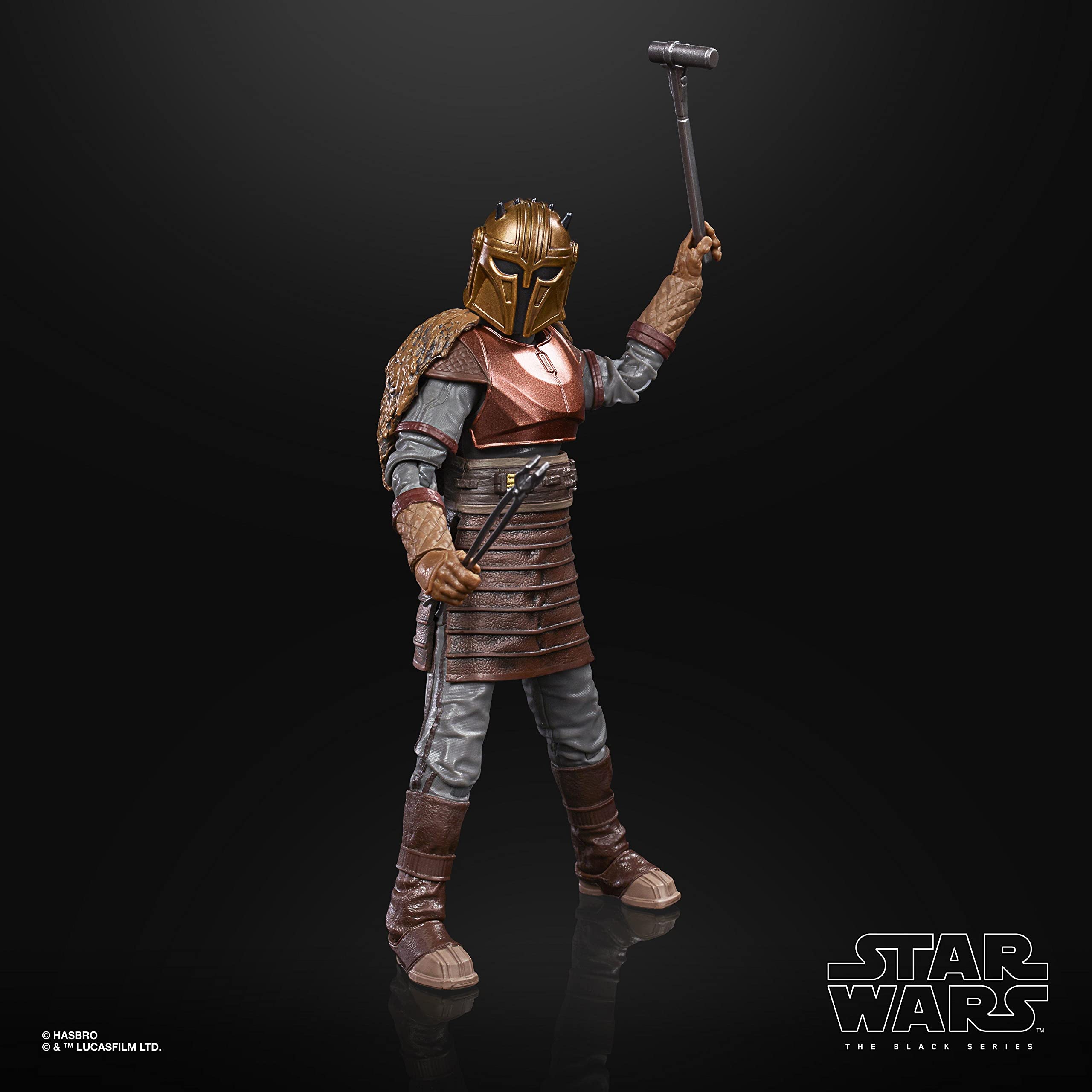 STAR WARS The Armorer figure with accessories for roleplay.