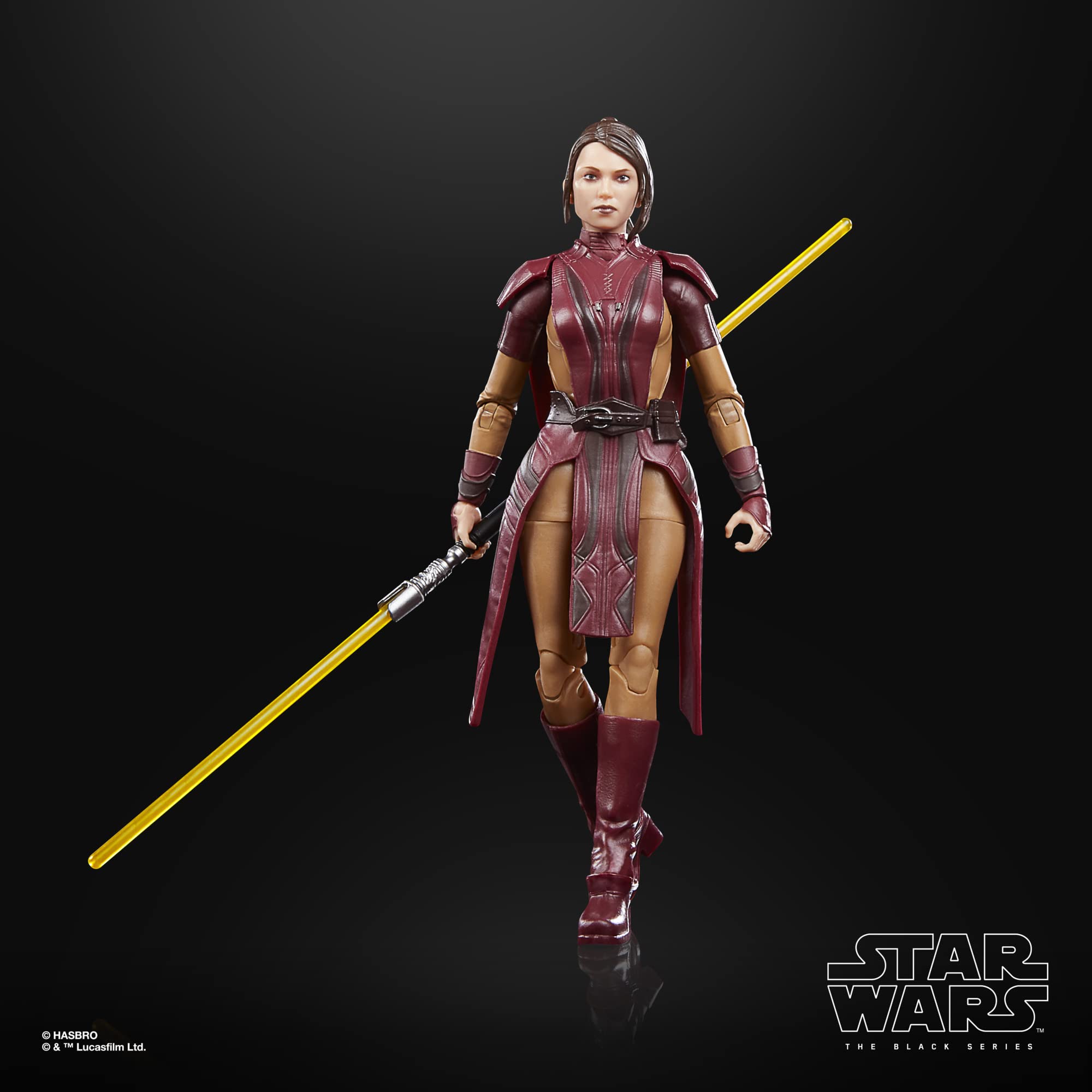 STAR WARS Bastila Shan figure poses in dioramas for storytelling