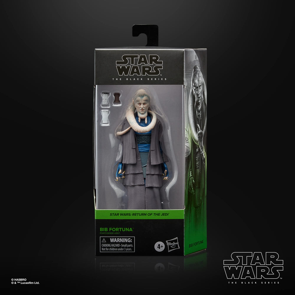 Bib Fortuna 6-inch figure articulation detail enables versatile poses.