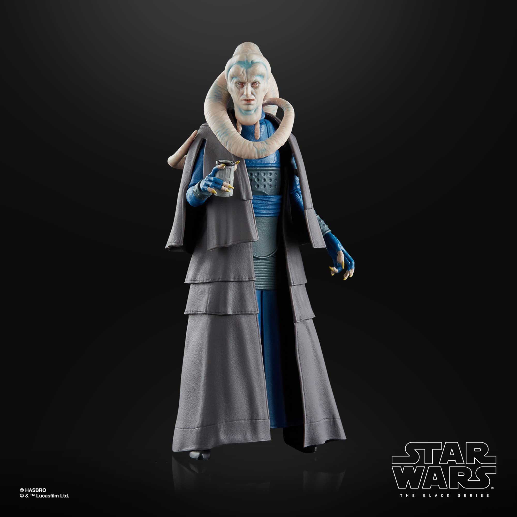 Close-up of Bib Fortuna lekku textures and robe details.