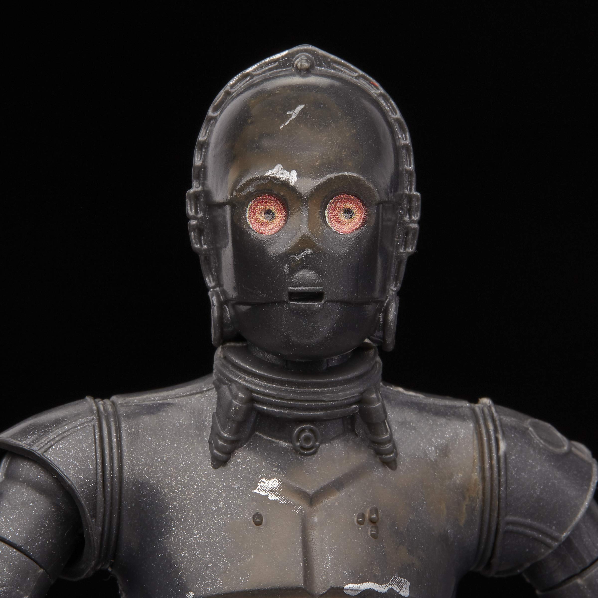 STAR WARS Black Series 0-0-0 detailed deco for authentic look.
