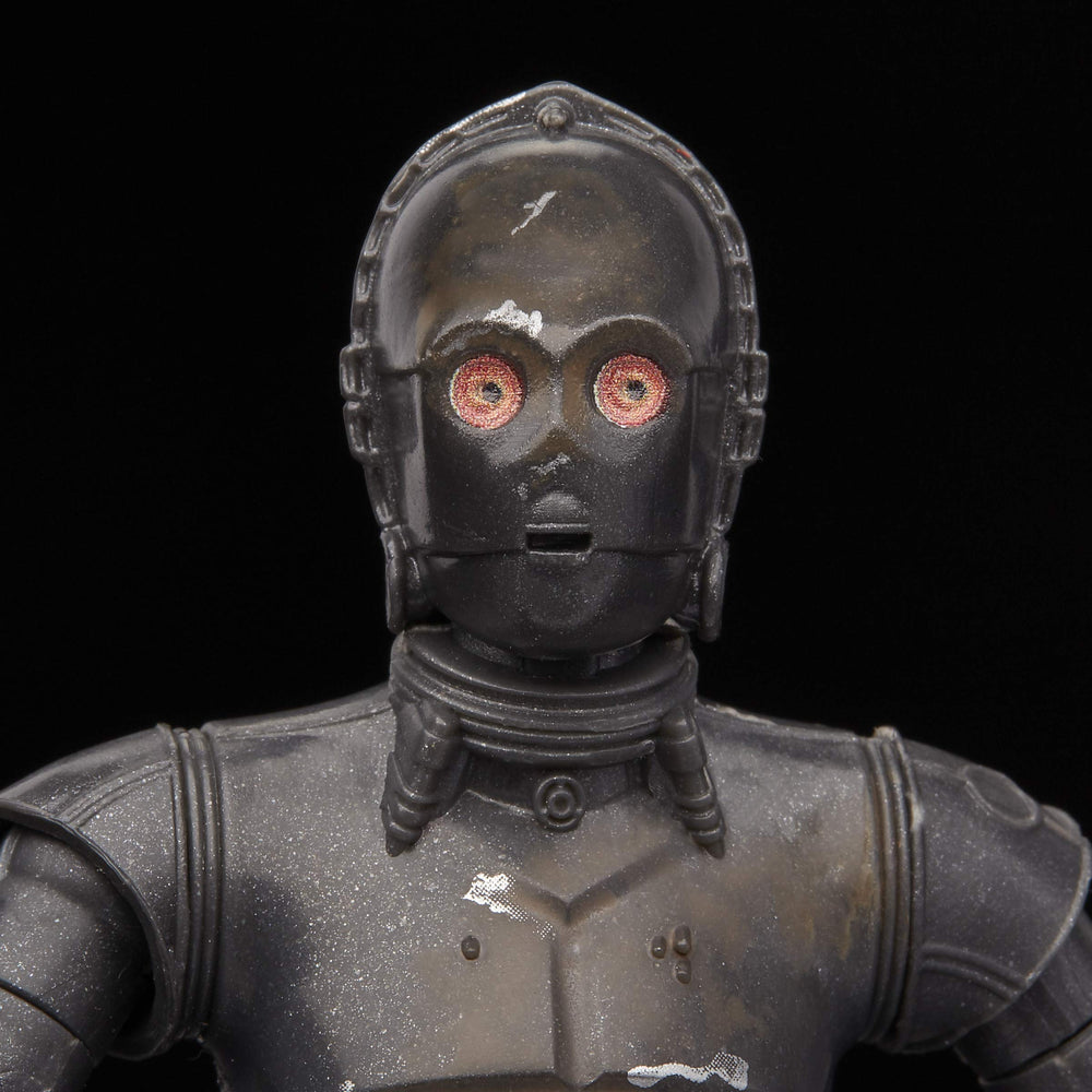 STAR WARS Black Series 0-0-0 detailed deco for authentic look.
