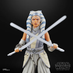 STAR WARS Black Series Ahsoka Tano Peridea with Lightsabers, ready for action poses.