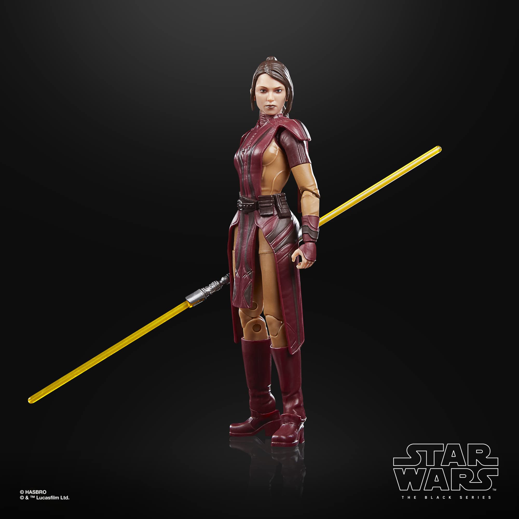 STAR WARS Black Series Bastila Shan deco highlights detailed Star Wars styling