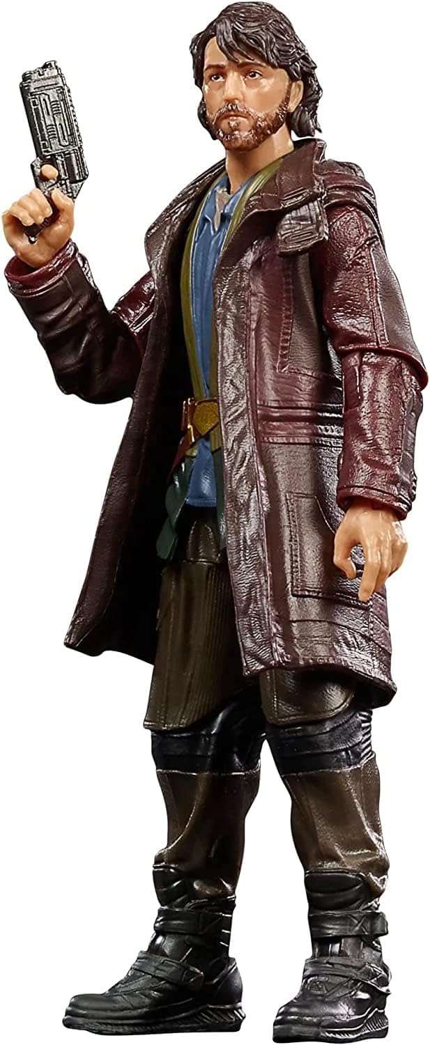 STAR WARS Black Series Cassian Andor and B2EMO accessories complete the scene.