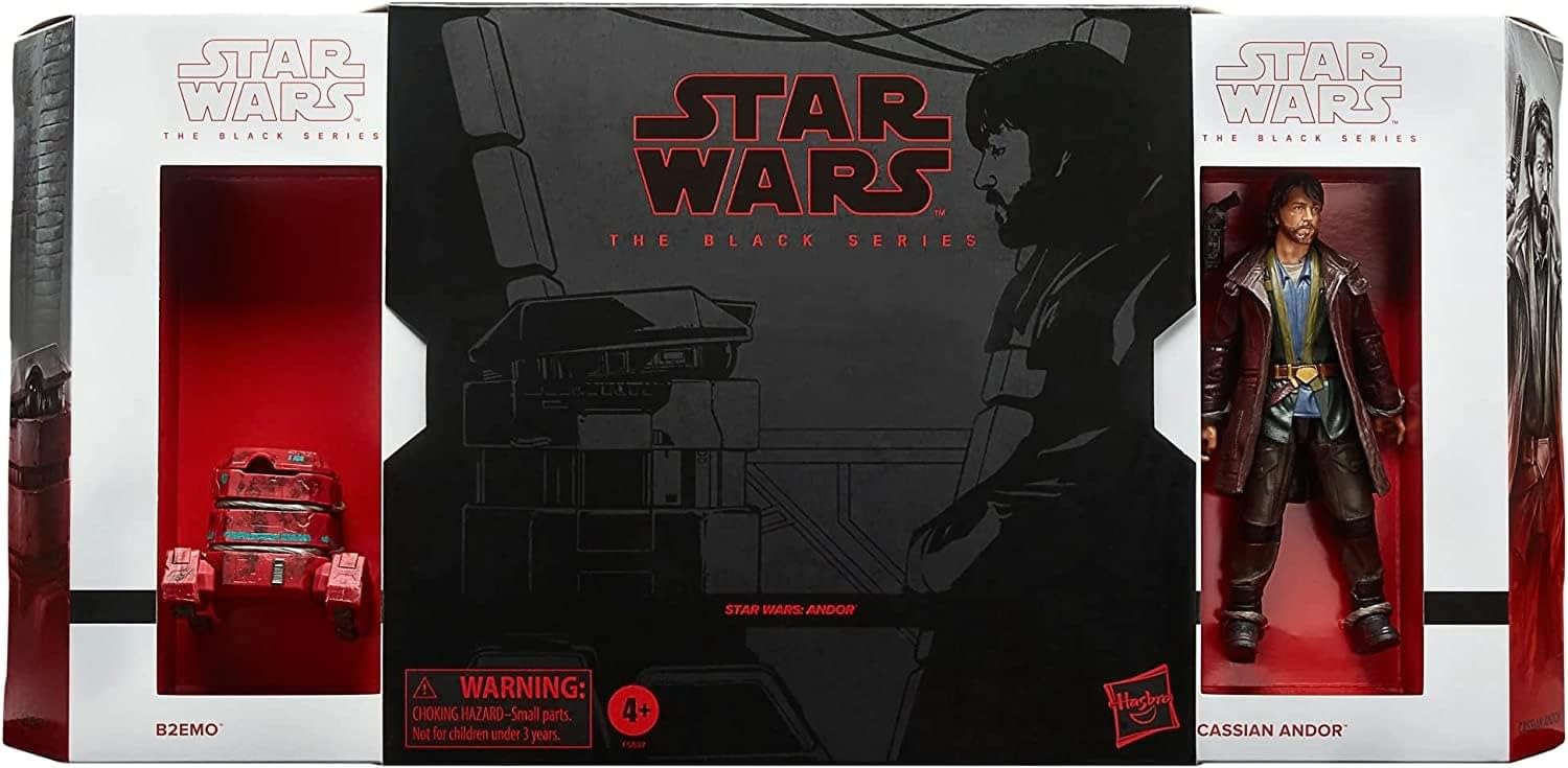 STAR WARS Black Series Cassian Andor and B2EMO articulation detail enables dynamic poses.