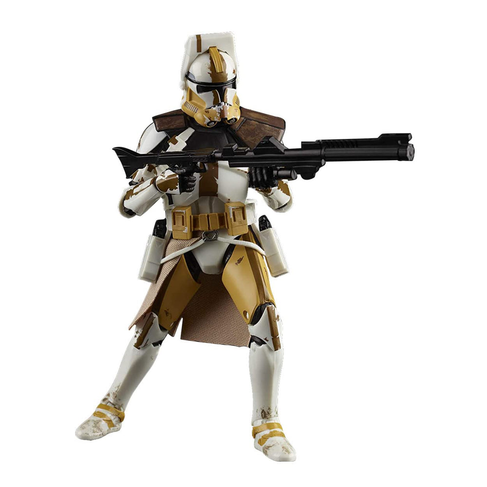 STAR WARS Clone Commander Bly figure with three accessories for dynamic battle scenes.