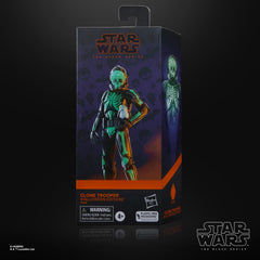 STAR WARS The Black Series Clone Trooper Halloween Edition detailed deco close-up for collectors.