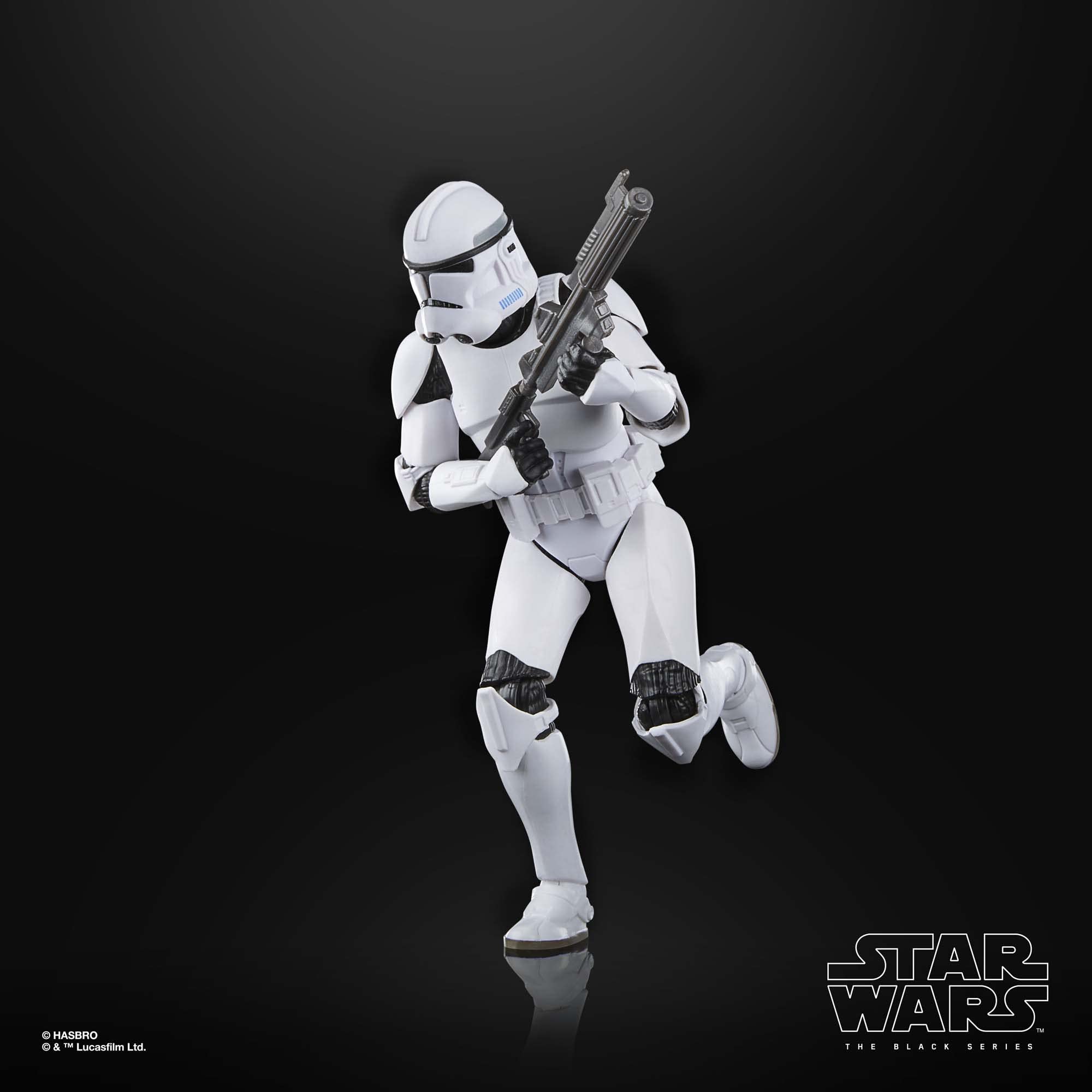 STAR WARS Black Series Clone Wars display ready with premium deco.