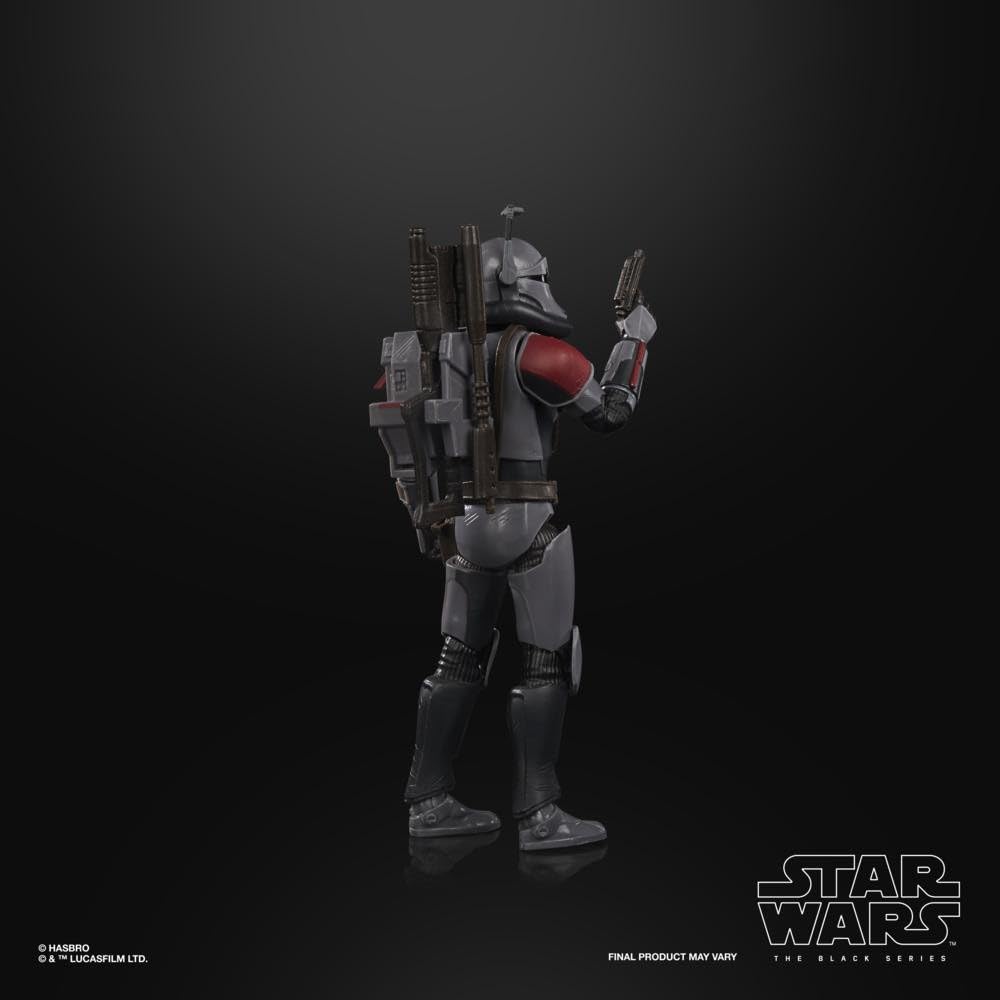 STAR WARS The Black Series Crosshair 6-inch figure articulation close-up showing deco