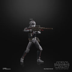 STAR WARS The Black Series Crosshair 6-inch figure battle-ready stance for display