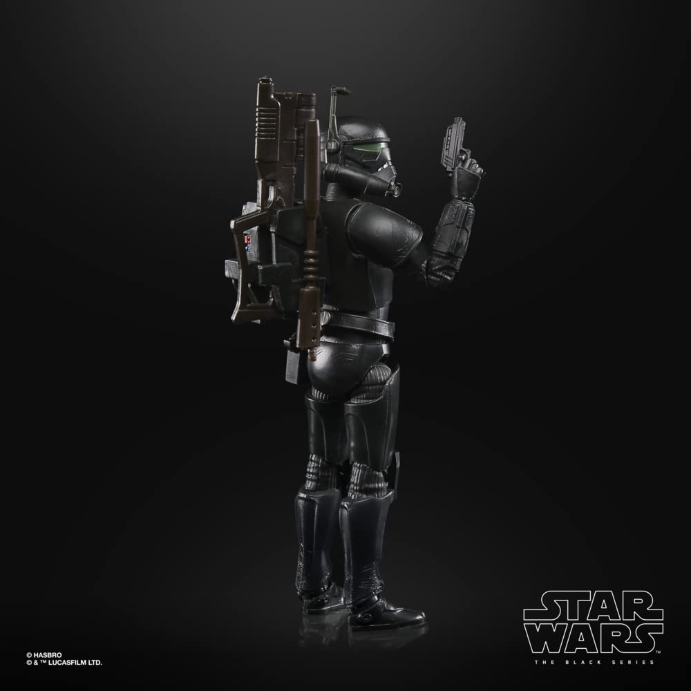 Star Wars Black Series Crosshair Imperial blaster rifle accessory included.