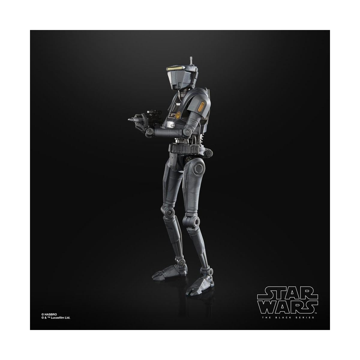 Exquisite paint deco and sculpt highlight droid details.