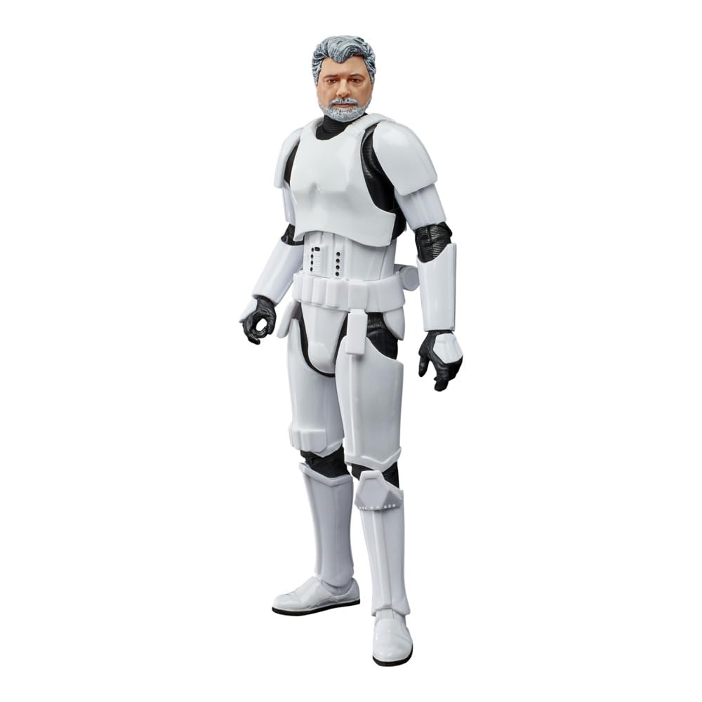 STAR WARS Black Series George Lucas in Stormtrooper disguise figure, premium display value.